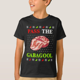 Pass the Gabagool Tacky Ugly Christmas  For Men Wo T-Shirt