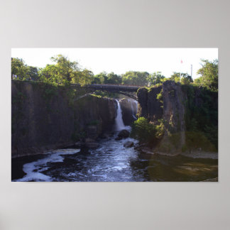 Passaic Waterfalls Poster