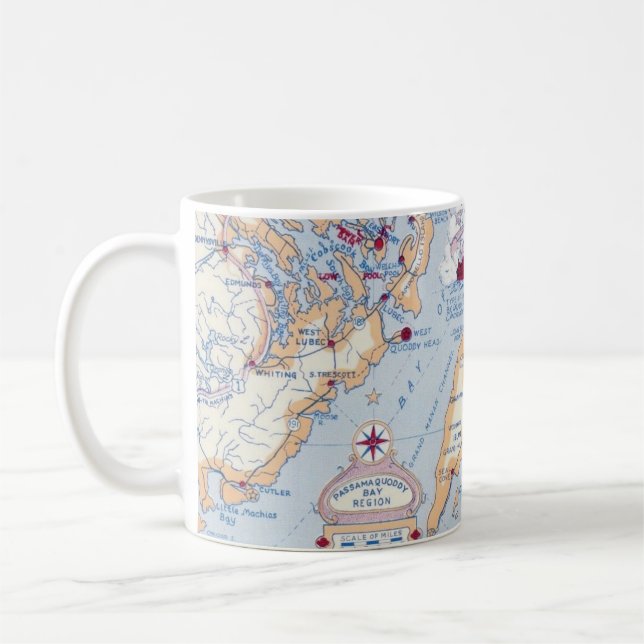 Passamaquoddy Bay Maine Mug (Left)