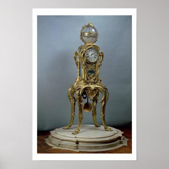 Passament astronomical clock made by Jacques Caffi Poster (Front)