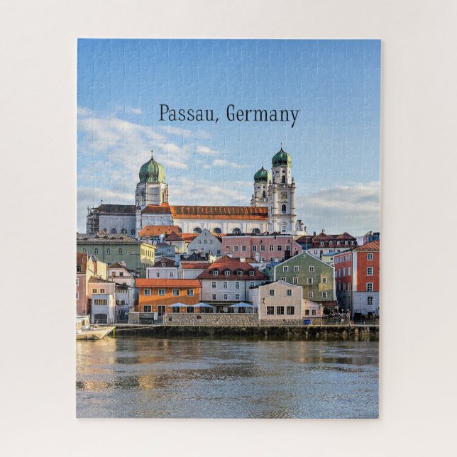 Passau, Germany cityscape photograph Jigsaw Puzzle (Vertical)