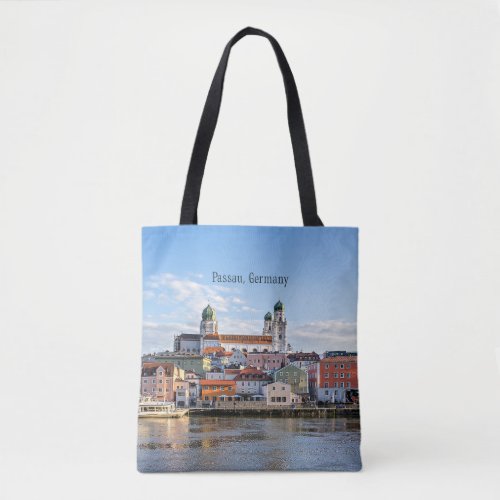 Passau Germany cityscape photograph Tote Bag