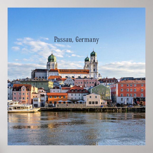 Passau, Germany landscape Poster (Front)