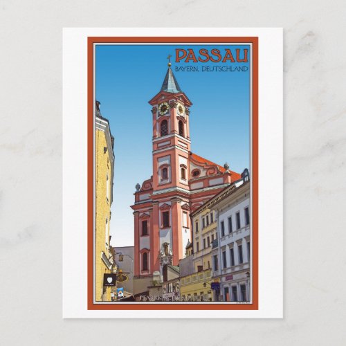 Passau _ Pfarrkirche St Paul Postcard