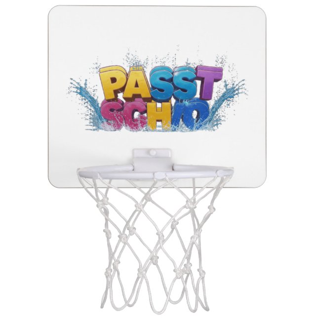 Passcho Mini Basketball Hoop (Front)