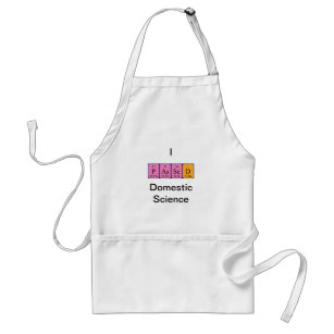 Passed domestic science periodic table name apron