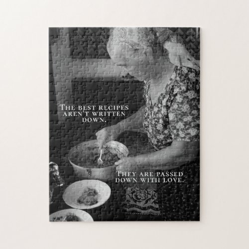Passed Down With Love – Custom Family Photo Jigsaw Puzzle