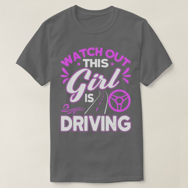 Passed Drivers Test New Driving License Congratula T-Shirt (Design Front)