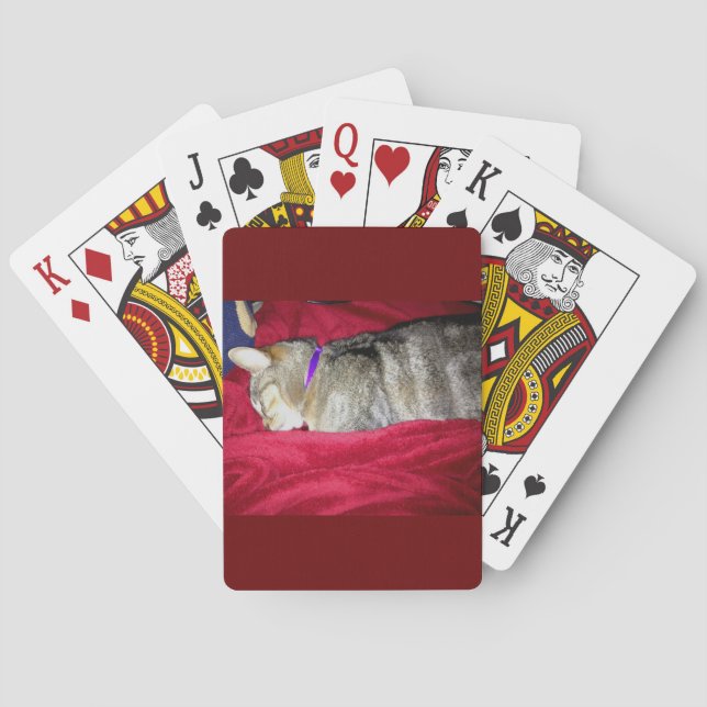 Passed Out Indigo Poker Cards (Back)