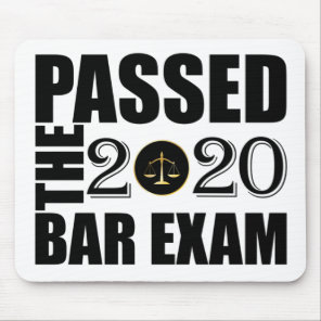 Passed the 2020 Bar Exam Mouse Pad