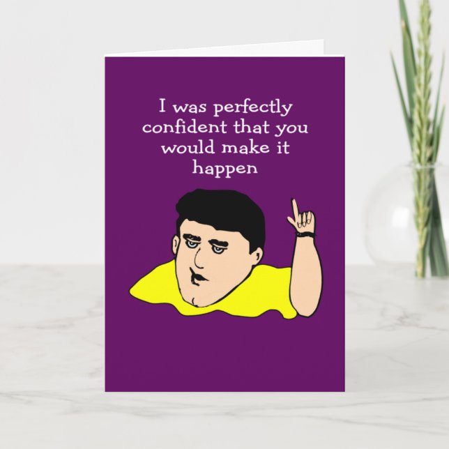 Passed the bar exam card (Front)