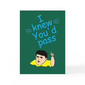 Passed the bar exam card