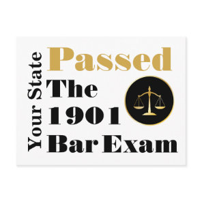 Passed the Bar Exam (Customize State & Year) Postcard