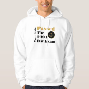 Passed the Bar Exam (Customize with State and Year Hoodie