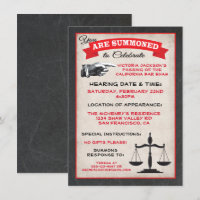 Passed the Bar Exam Law School Invitation Summons