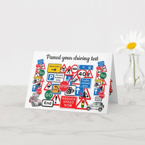 Passed your Driving Test  Congratulations Card