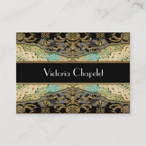 Passementerie Elegant Chic Pearl Business Card