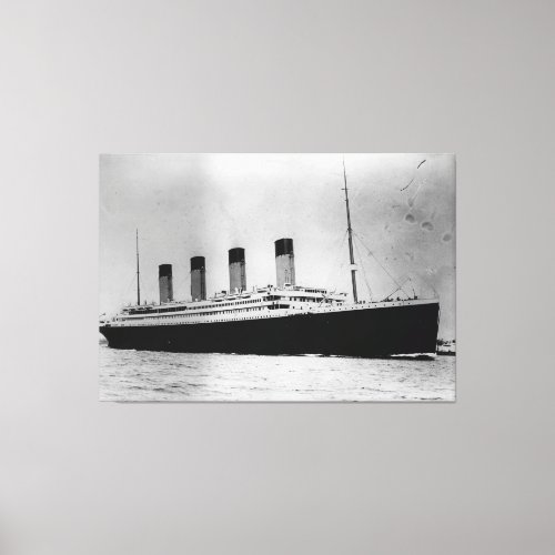 Passenger Liner Steamship RMS Titanic Canvas Print
