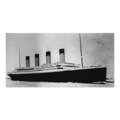 Passenger Liner Steamship RMS Titanic Card