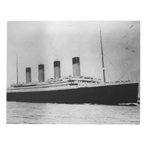 Passenger Liner Steamship RMS Titanic Notepad