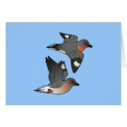 Passenger Pigeon Flight Greeting Card