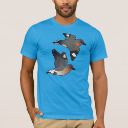 Passenger Pigeon Flight Men's Basic American Apparel T-Shirt