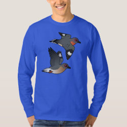 Passenger Pigeon Flight Men's Basic Long Sleeve T-Shirt
