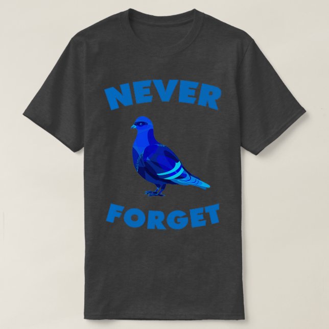 passenger pigeon Never Forget Ts 3 T-Shirt (Design Front)