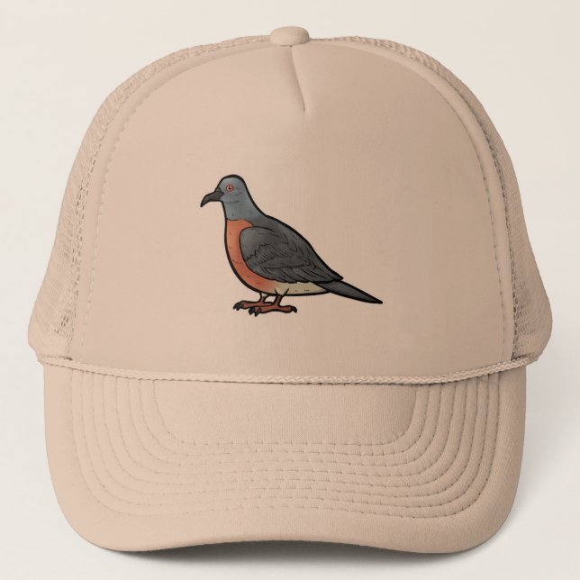 Passenger Pigeon Trucker Hat (Front)