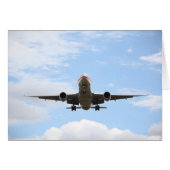 Passenger Plane Cards (Front Horizontal)