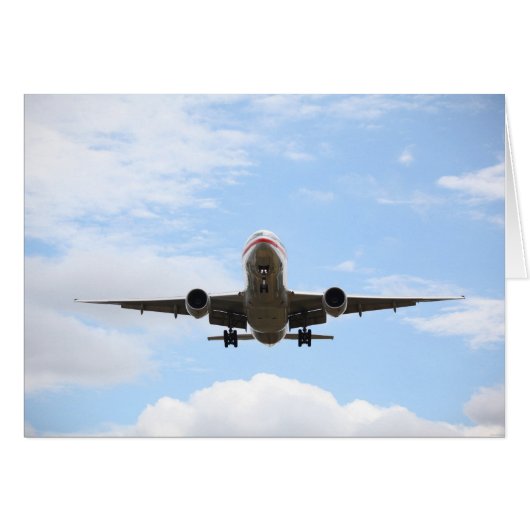 Passenger Plane Cards (Front Horizontal)