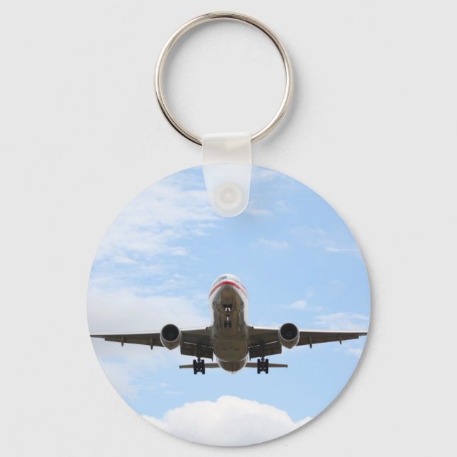 Passenger Plane Keychain (Front)