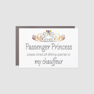 Passenger Princess Car Magnet