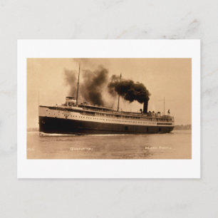 Passenger Steamer Juniata - Louis Pesha Postcard