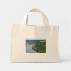 Passenger train at Löf Mini Tote Bag
