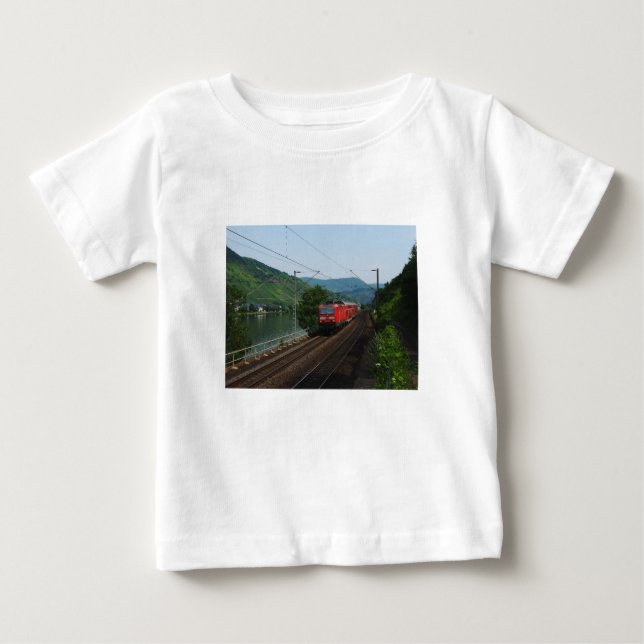 passenger train baby T-Shirt (Front)