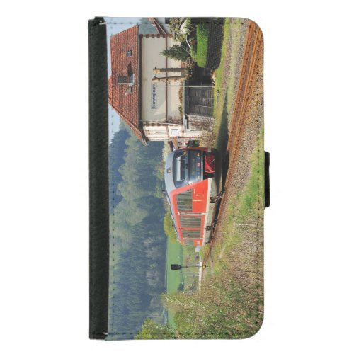 passenger train in Ederbringhausen Samsung Galaxy S5 Wallet Case