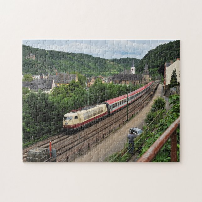 passenger train jigsaw puzzle (Horizontal)