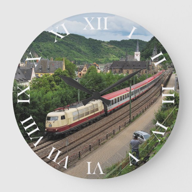 passenger train large clock (Front)