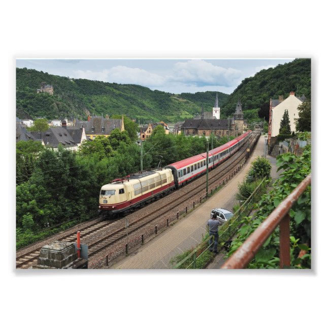 passenger train photo print (Front)