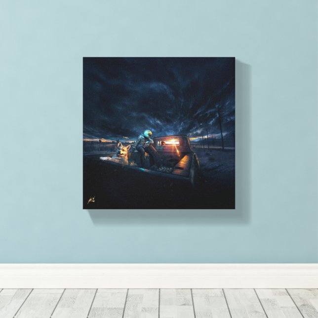 Passengers Canvas Print (Insitu(Wood Floor))