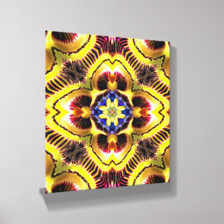 Passiflora Caerulea Pattern Canvas Photo Tile