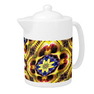 Passiflora Caerulea Pattern Teapot