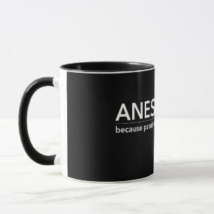 Passing Gas Mug for Anesthesia