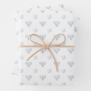 Passing Notes Old School Valentine’s Day Wrapping Paper Sheets