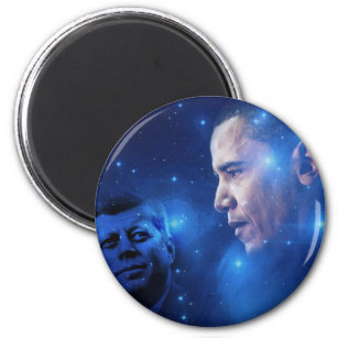 Passing of the Torch, John F. Kennedy Barack Obama Magnet