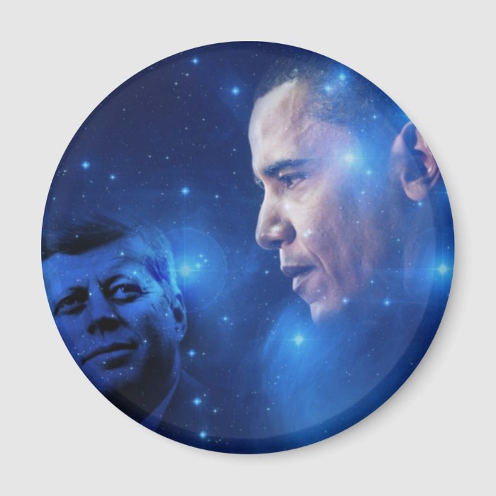 Passing of the Torch, John F. Kennedy Barack Obama Magnets