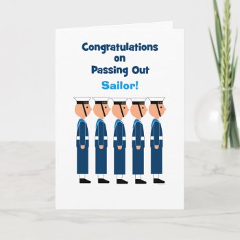 Passing Out Congratulations British Naval College Card by PamJArts at Zazzle