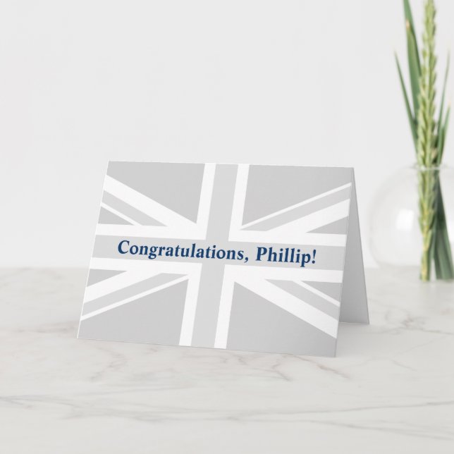 Passing Out Parade Congratulations Add Any Name Card (Front)