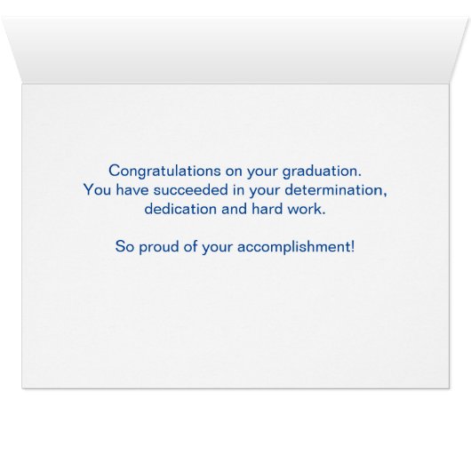 Passing Out Parade Congratulations, Graduation (Inside Horizontal (Bottom))